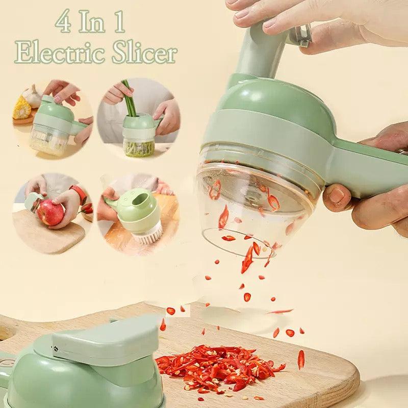 4 In 1 Electric Multifunctional Vegetables Slice Cutter Bump baby and beyond