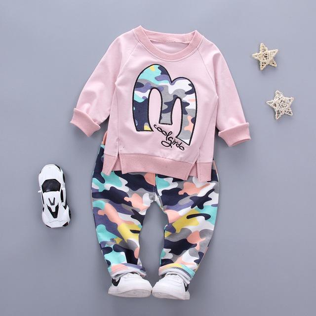 Baby Boy Girl Warm Camouflage Tracksuit Pant Bump baby and beyond