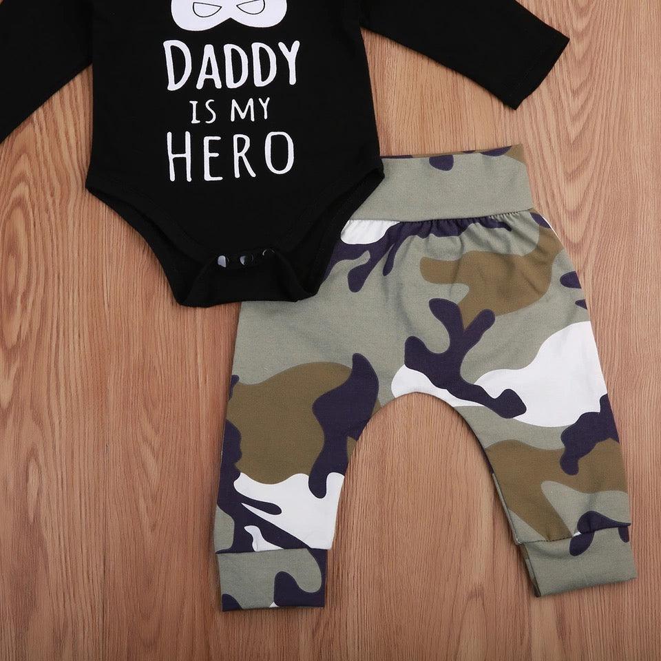 Baby Boys Daddy Is My Hero Tops Jumpsuit Bump baby and beyond