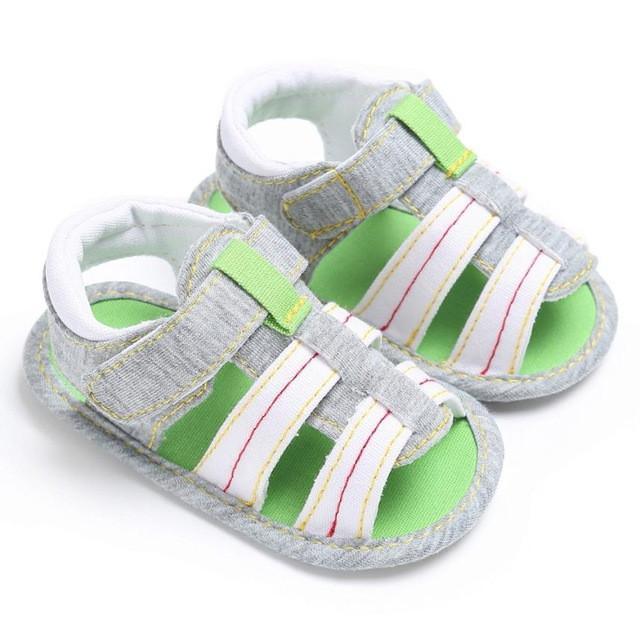 Baby Boys Sandals Canvas Soft Sole Shoes Bump baby and beyond