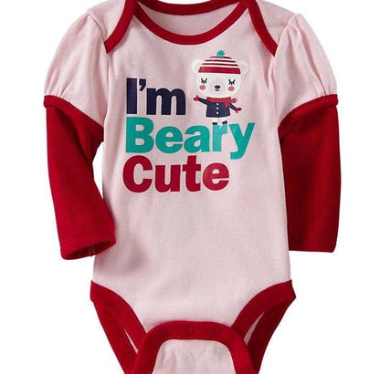Baby Girl Animal I'm Beary Cute Bodysuit Bump baby and beyond