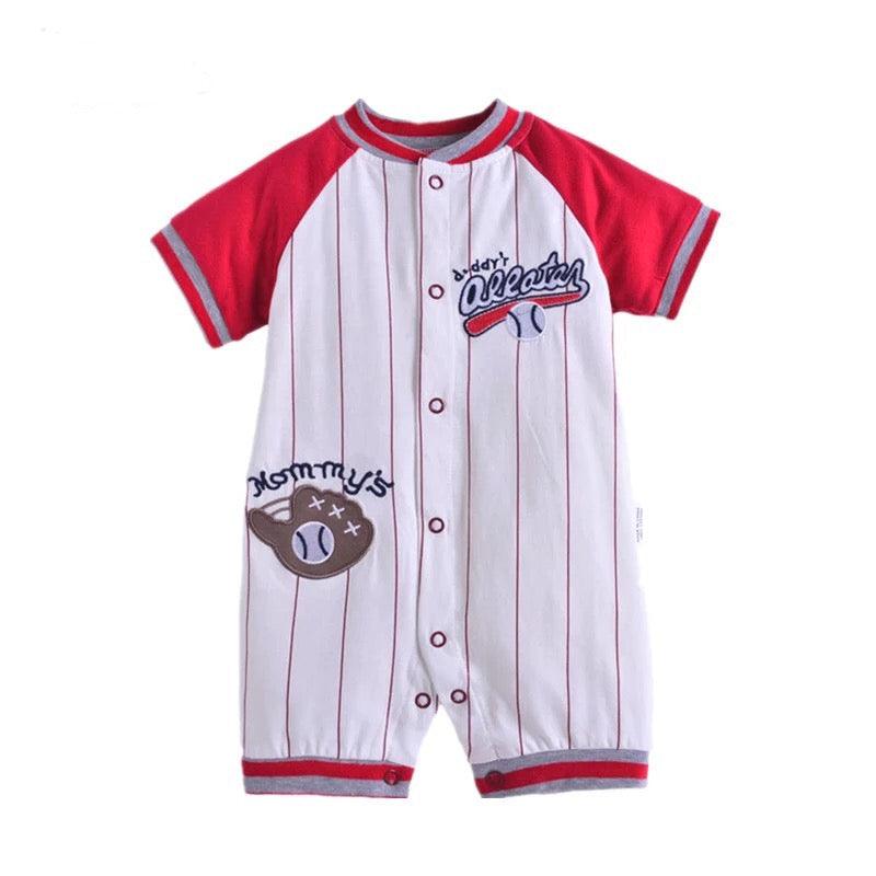 Baby Girl Boy Romper Baseball Jumpsuit Bump baby and beyond