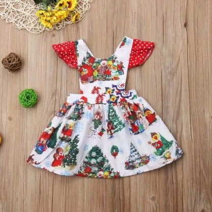 Baby Girl Colorful Christmas Dress Bump baby and beyond