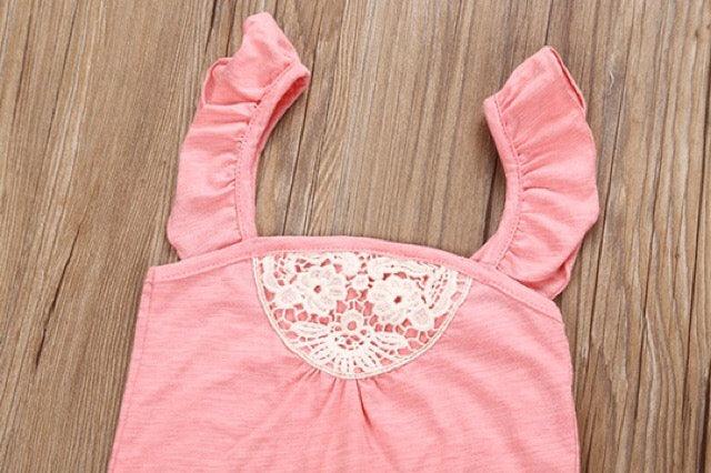 Baby Girl Romper Bottom Set Outfit Bump baby and beyond
