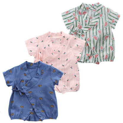 Baby Girls Cotton Romper Dress Bump baby and beyond