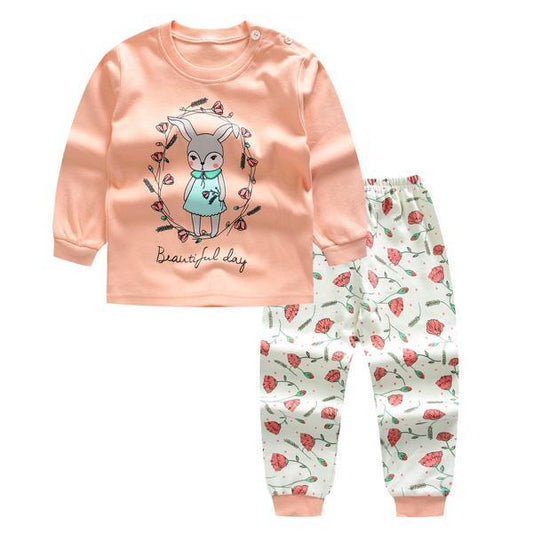 Baby Girls Rabbit T Shirt Pants Outfit Bump baby and beyond