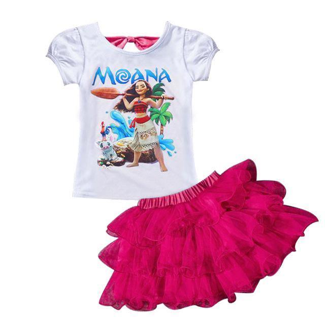 Baby Girls Trolls T Shirt Skirt Outfit Bump baby and beyond