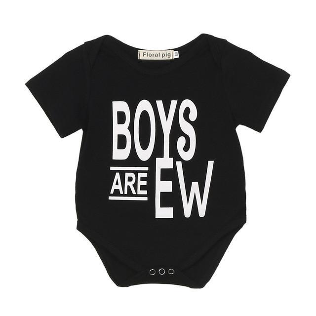 Baby Romper Boys Are Ew Girls Jumpsuit Bump baby and beyond
