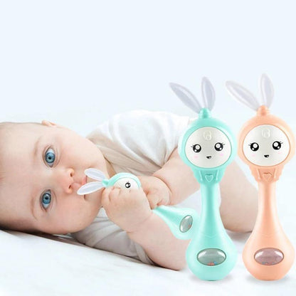 Baby Teether Music Rattle Toys Pacifier Hand Bells Bump baby and beyond