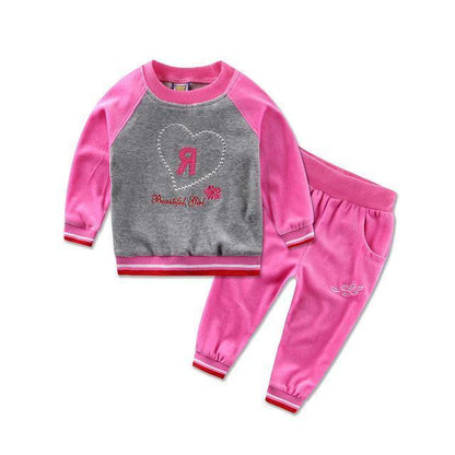 Baby Unisex Blouse Velvet Sport Suit Pants Bump baby and beyond