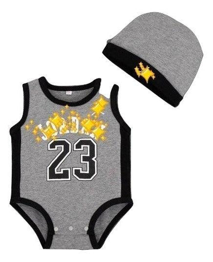Beanie Newborn Letter Jersey Romper Bump baby and beyond