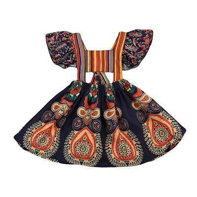 Boho Floral Toddler Girl’s Party Dress Bump baby and beyond
