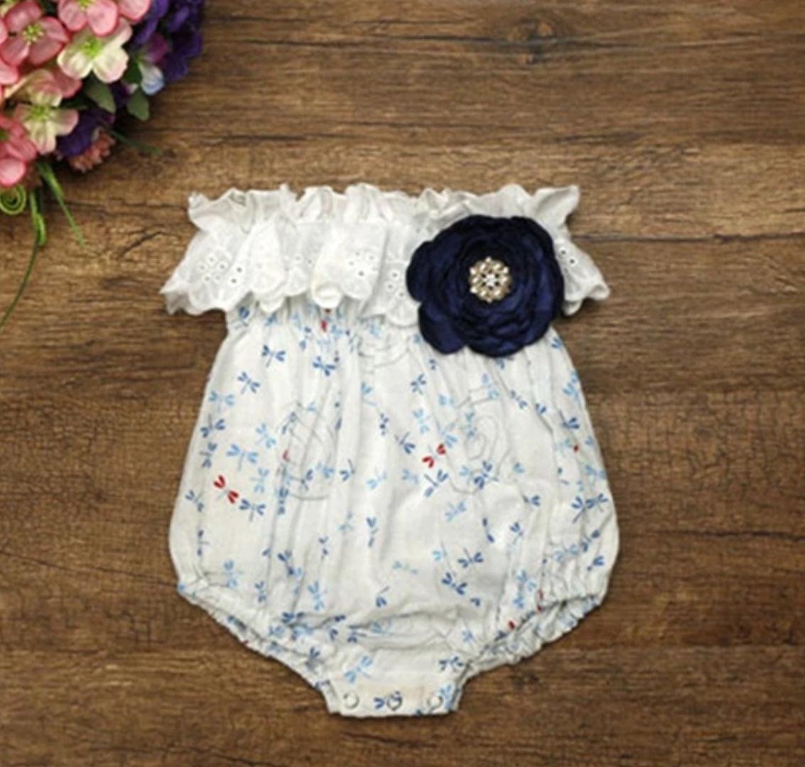 Casual Baby Girls Flower Romper Jumpsuit Bump baby and beyond