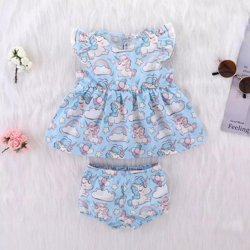 Casual Baby Girls Tops Printed Shirt Unicorn Outfit Bump baby and beyond