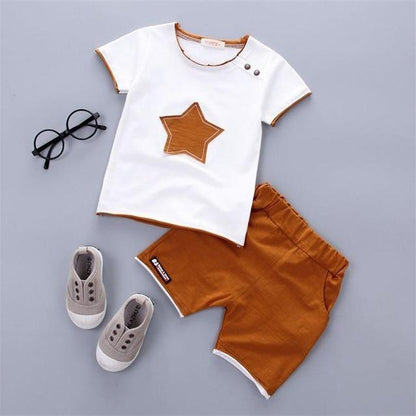 Casual Boys Summer Star Style Outfit Bump baby and beyond