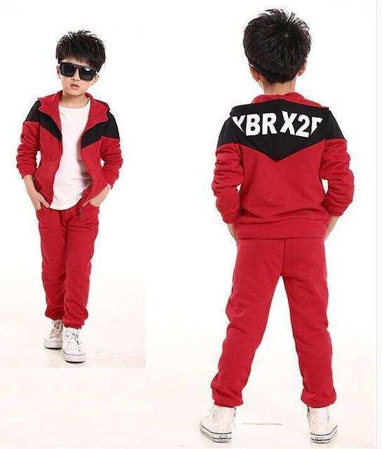 Casual Boys Tops Tracksuit Hooded Coat Long Pants Bump baby and beyond