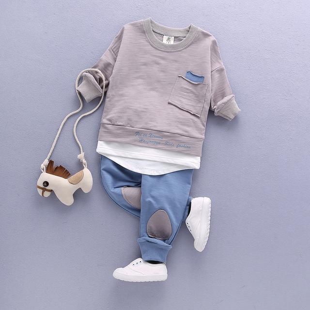 Casual Unisex Shirt Tops Pants Clothes Bump baby and beyond