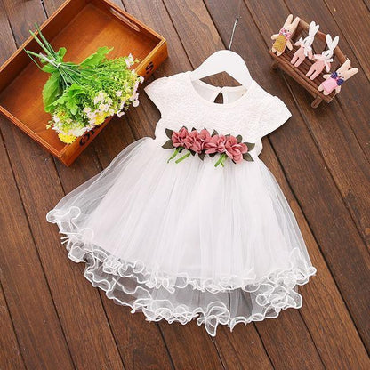 Cute Baby Girls Party Summer Floral Dress Bump baby and beyond