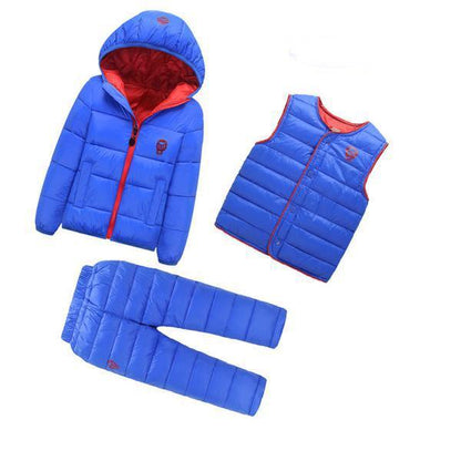 Girls Boys Hooded Padded Coat Vest Pants Outfit Bump baby and beyond