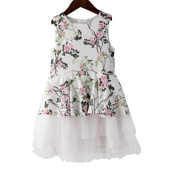 Girls Flower Dress Summer Party Clothes Bump baby and beyond