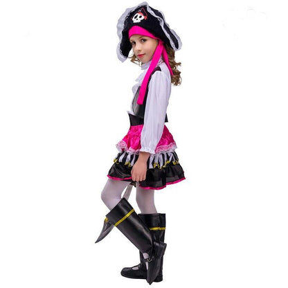 Girls Pink Pirate Party Cosplay Halloween Costume Bump baby and beyond