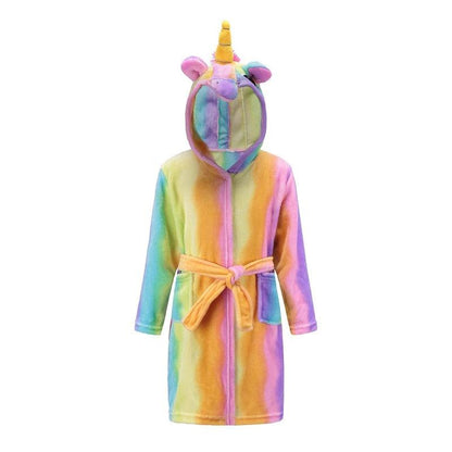 Girls Unicorn Robe Pajamas Clothes Bump baby and beyond