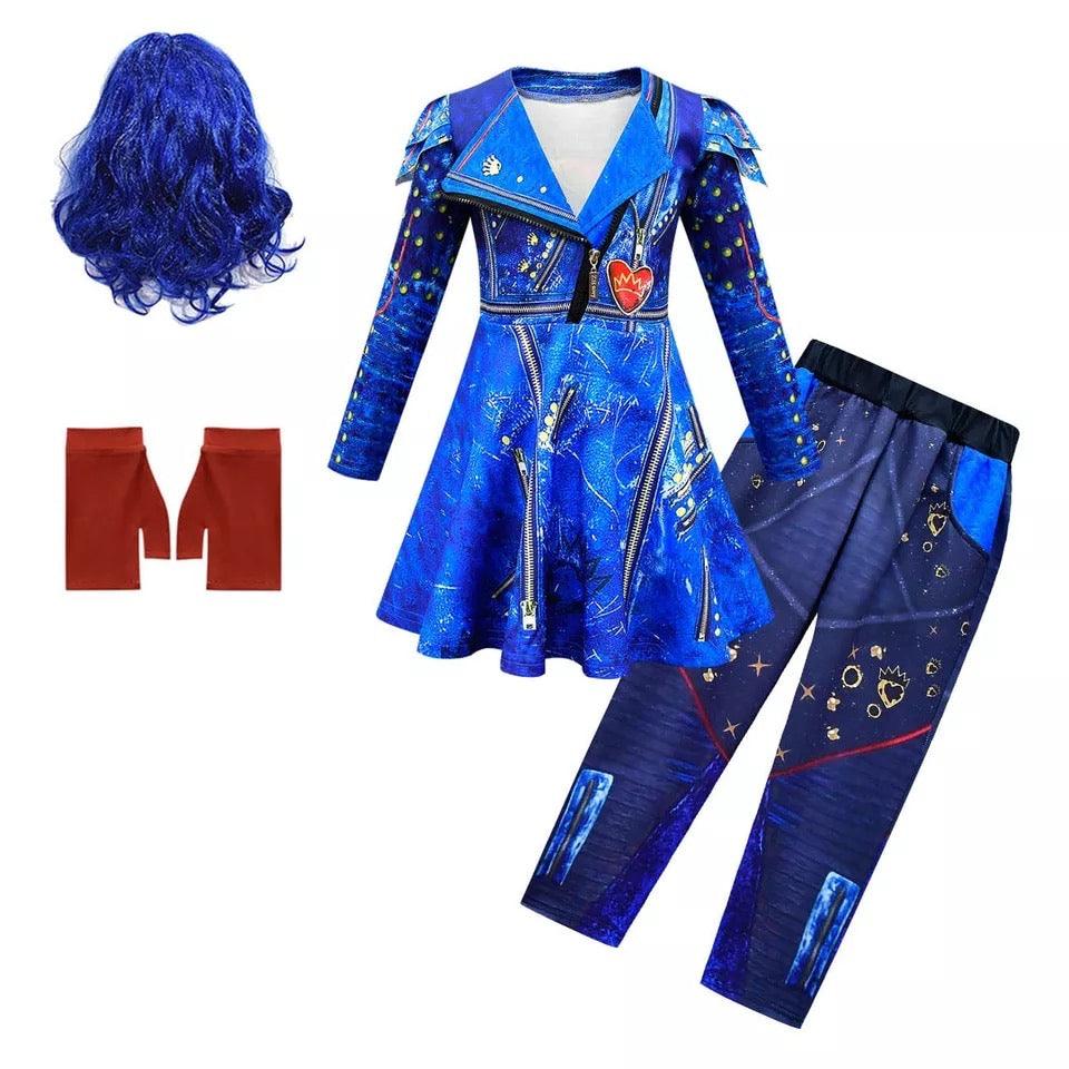 Halloween Descendant 3 Evie Mal Cosplay Costume Bump baby and beyond
