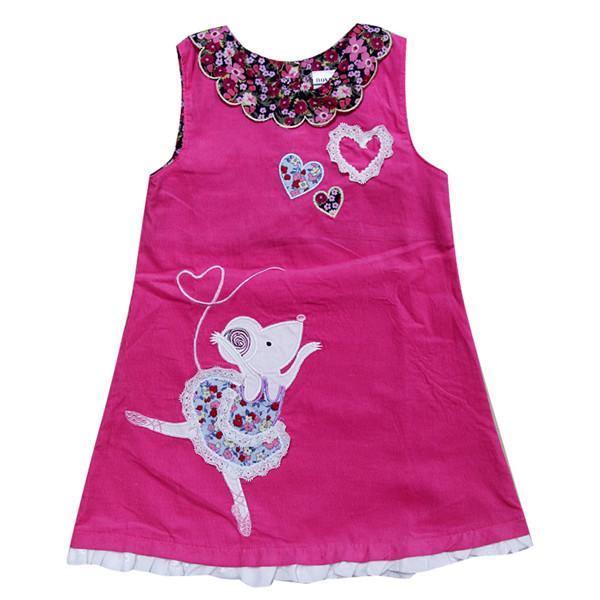 Infant Baby Girls Embroidered Dance Rabbit Dress Bump baby and beyond