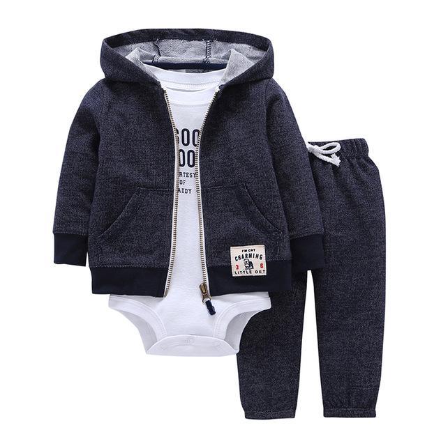 Infant Daddy's Team Captain Jacket Hooded Sets Bump baby and beyond