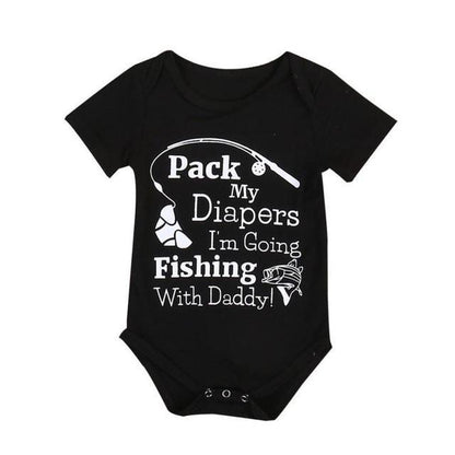 Infant Letter Design Romper Bodysuit Bump baby and beyond