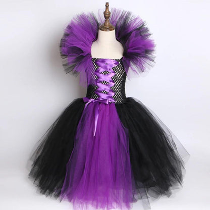 Maleficent Girls Tutu Halloween Cosplay Dress Bump baby and beyond