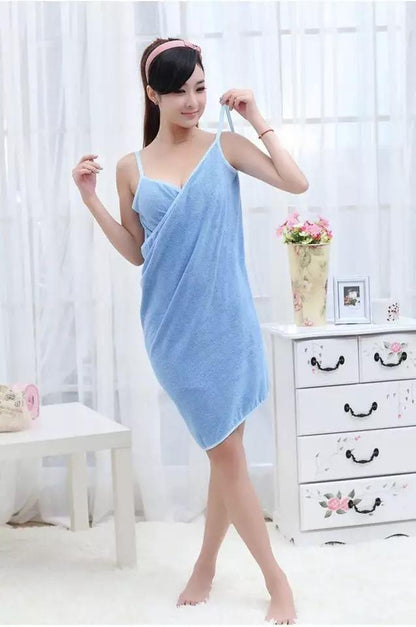 Multi-functional Towel Women Bath Robes Wearable Towel Dress Bump baby and beyond