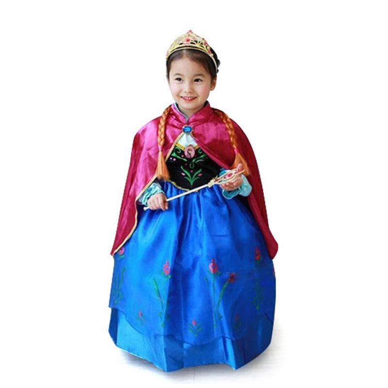 New Princess Elsa Anna Cosplay Costume Dresses Bump baby and beyond