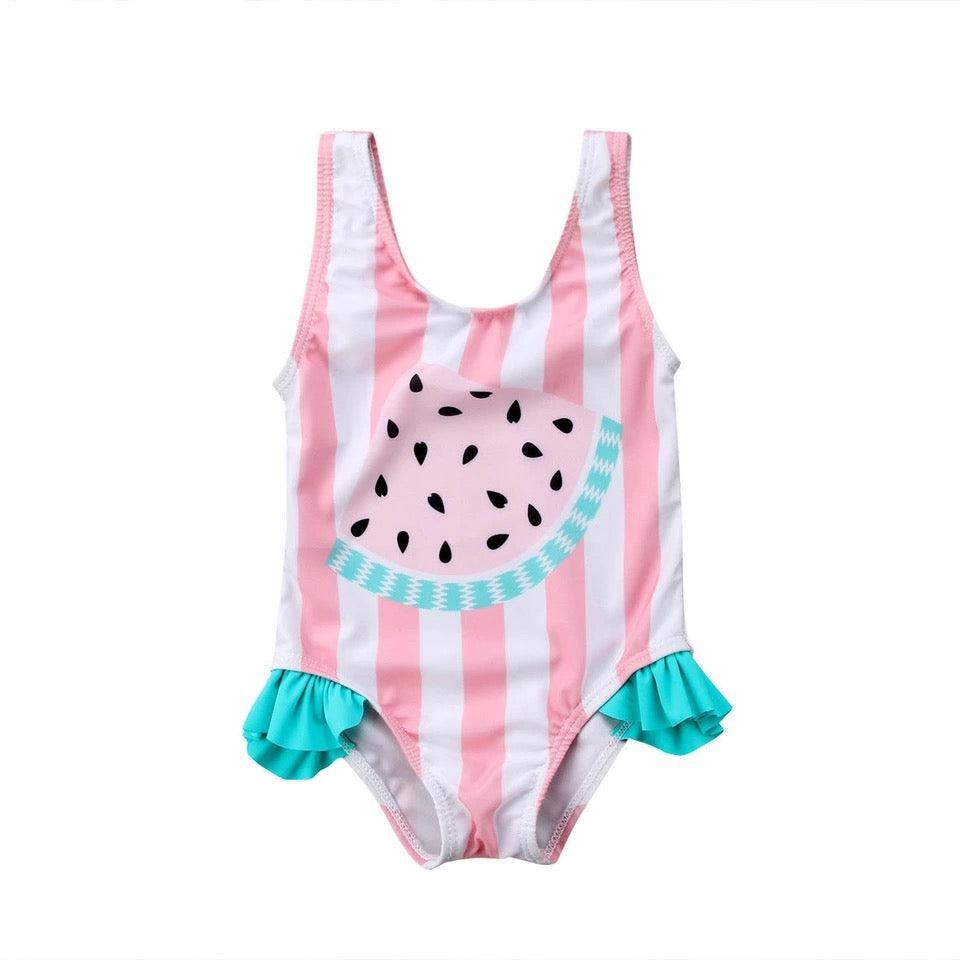 Newborn Baby Girl Watermelon swimsuit Bump baby and beyond