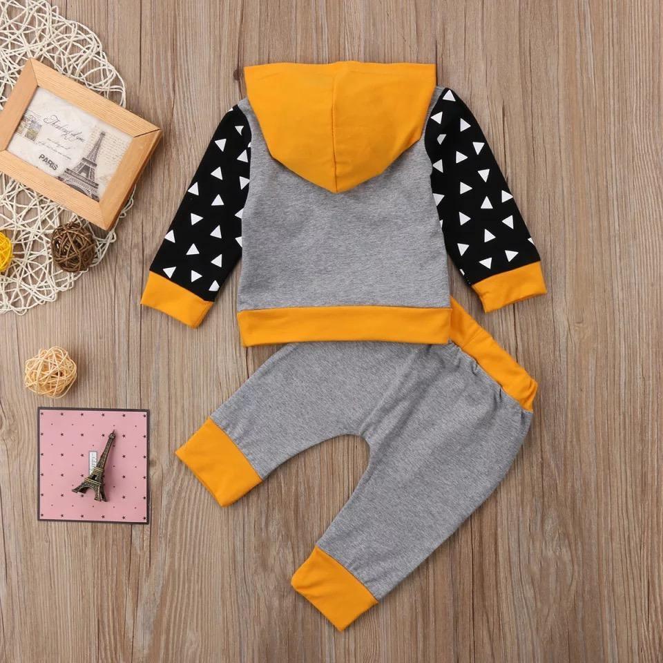 Newborn Unisex Indian Wolf Hoodie Romper Outfit Bump baby and beyond