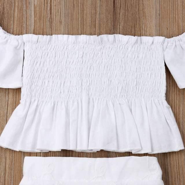 Short Sleeve White Top Long Skirt Outfit Bump baby and beyond
