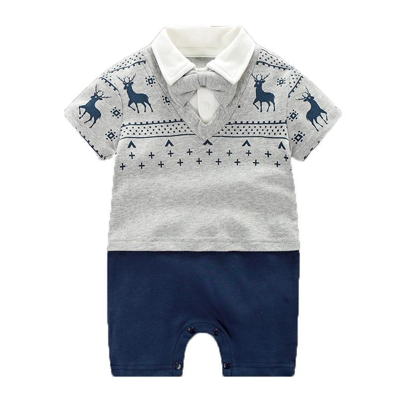 Summer Baby Boy Sailor Romper Jumpsuit Bump baby and beyond