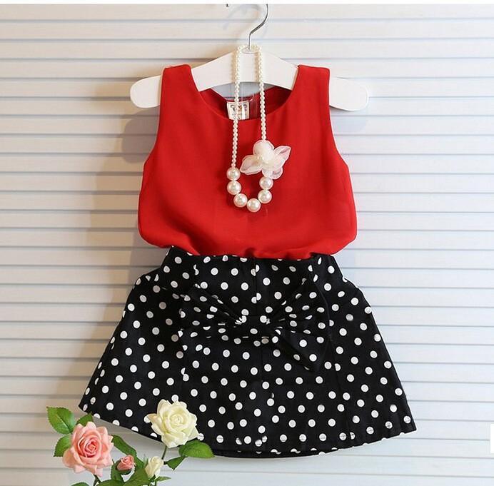 Summer Baby Girls Red Dress Clothes Bump baby and beyond