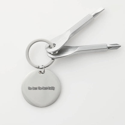 The Best The Best Daddy Pocket Screwdriver Keychain Bump baby and beyond