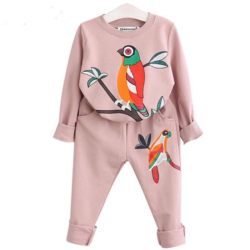 Toddler Girls Long Sleeve Tracksuit Clothes Bump baby and beyond