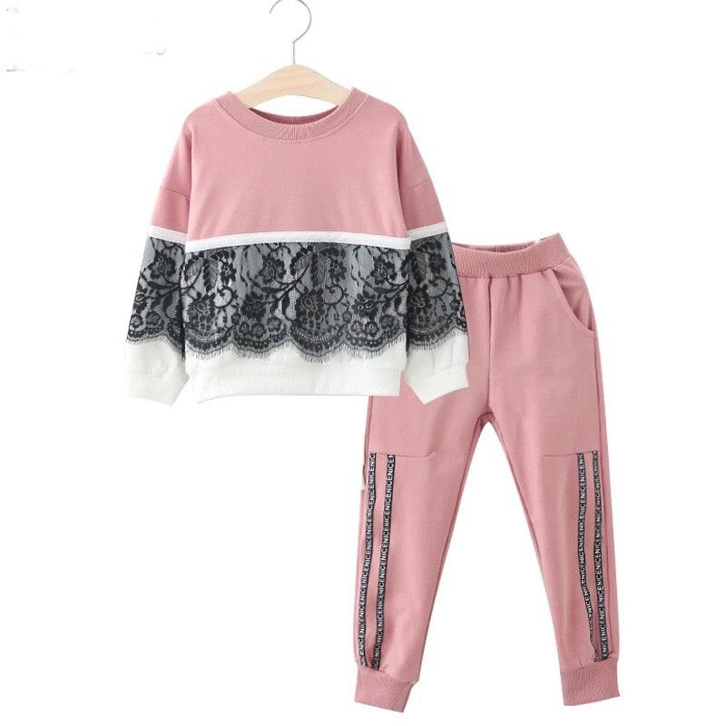 Toddler Girls Long Sleeve Tracksuit Clothes Bump baby and beyond