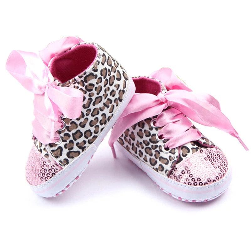 Unisex Floral Leopard Soft Sole Shoes Bump baby and beyond
